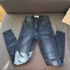 Calvin Klein Dark Blue Denim Skinny Jeans